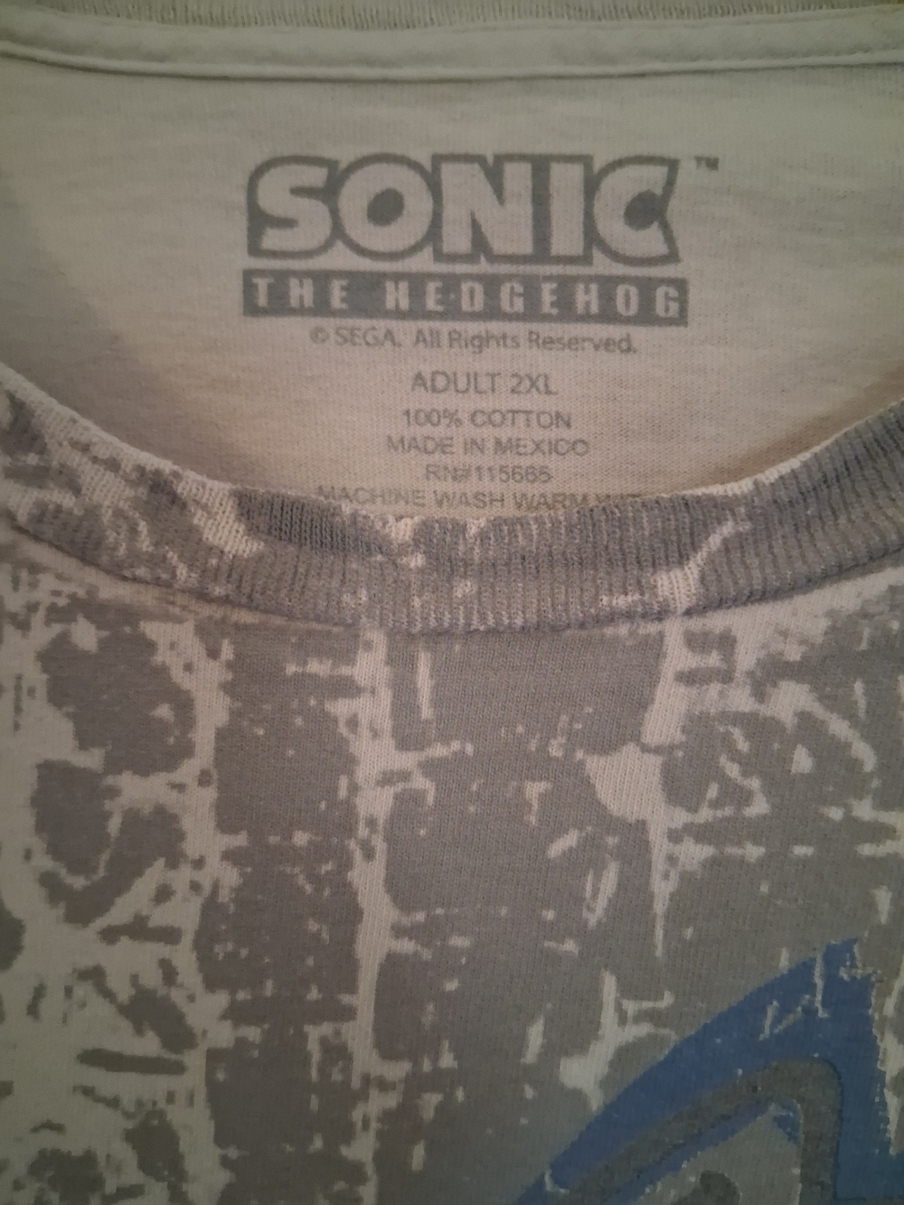 Sonic the Hedgehog Short Sleeve Graphic Tee - Picture 3 of 4